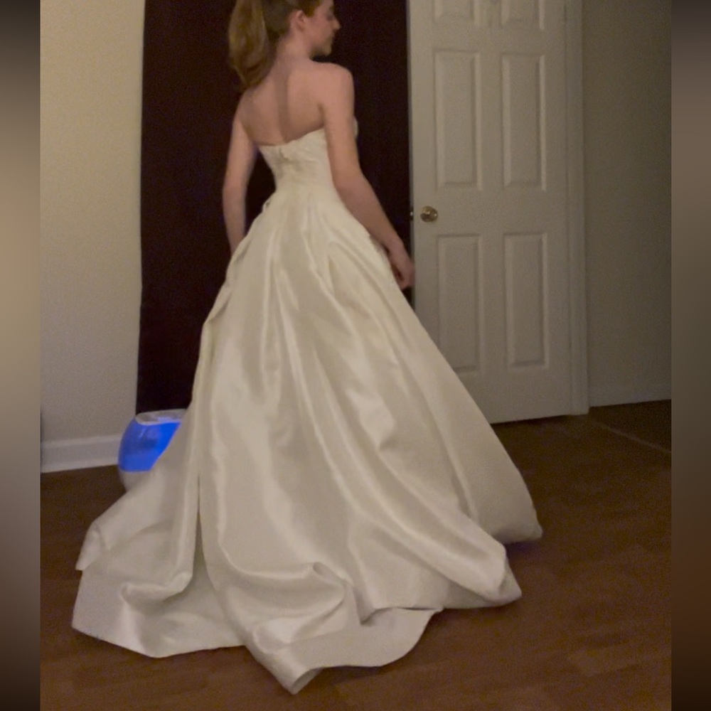 Anne Barge 100% silk wedding dress - Picture 7 of 15
